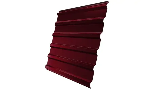 Профлист Grand Line C20R 0.45 Drap RAL 3005 Красное вино