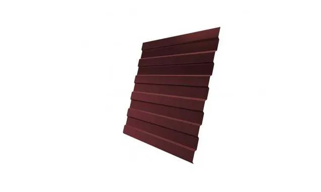 Профлист Grand Line C8A 0.5 GreenCoat Pural BT RR 29 Красный