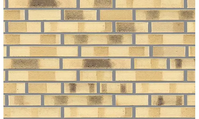 Кирпич клинкерный Muhr 35 KS Creme nuanciert Kohle Spezial гладкий, 290х90х52 мм