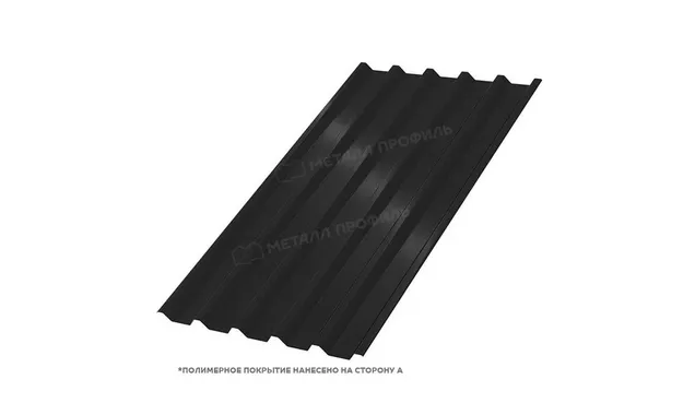Профлист Металл Профиль C44 0.5 PURMAN® RAL 9005 Черный темный A