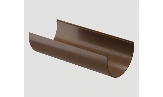 Желоб водосточный 2 м STANDARD, светло-коричневый