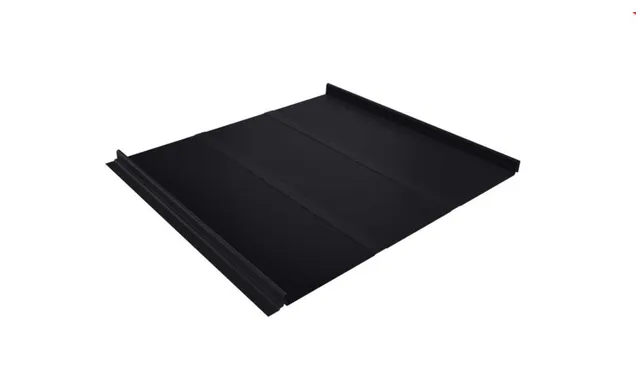 Фальцевая кровля Кликфальц Grand Line 0,5 Satin Matt RAL 9005 Черный