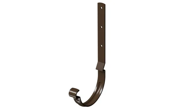 Карнизный крюк длинный STAL PREMIUM, каштан