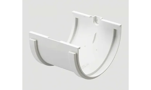 Соединитель желобов STANDARD, белый