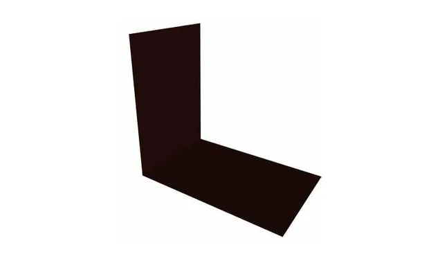 Планка снегозадержания усиливающая 0,45 Drap RR 32 темно-коричневый