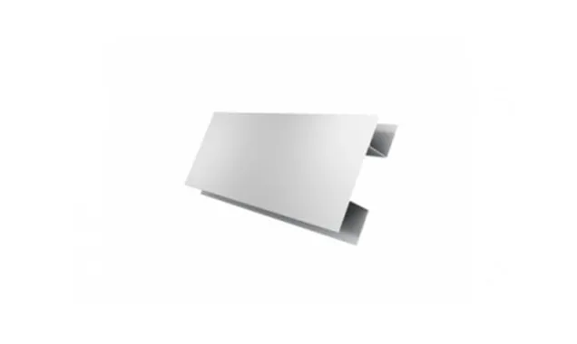 Планка H-образная БХ new 0,4 PE с пленкой RAL 9003 сигнальный белый (2м)
