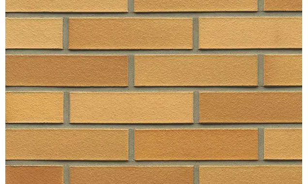 Кирпич клинкерный Muhr 01 EG Niederlausitzer Gelb Edelglanz гладкий, 290х90х71 мм