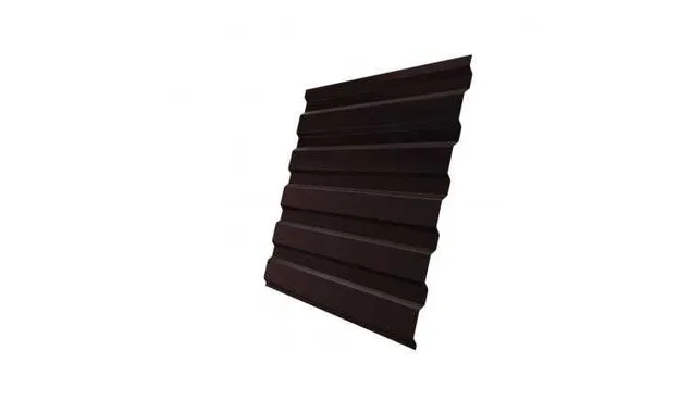Профлист Grand Line C20A 0.5 GreenCoat Pural BT, matt RR 887 Шоколад