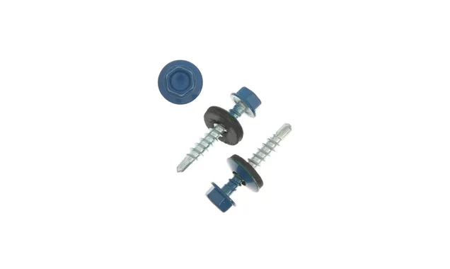 Саморез кровельный Daxmer 4,8х29 RAL 5019 (250) сверло №1