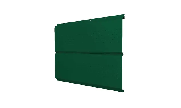 Софит ЭкоБрус new c перфорацией 0,45 PE RAL 6005 зеленый мох