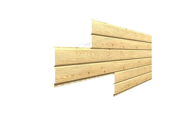 Металлический сайдинг Lбрус Металл-Профиль ECOSTEEL Сосна 15х240