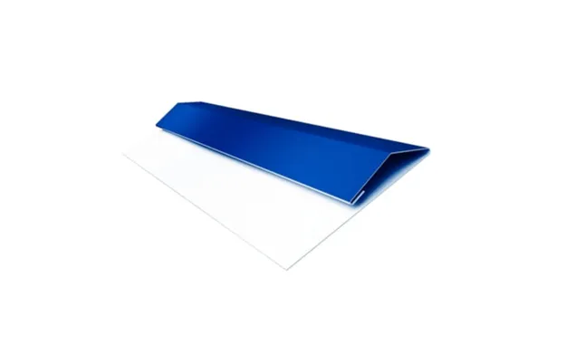 Планка финишная БХ new 0,5 Satin с пленкой RAL 5005 сигнальный синий (2,5м)