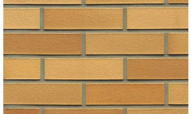 Кирпич клинкерный Muhr 01 EG Niederlausitzer Gelb Edelglanz гладкий, 250х120х65 мм