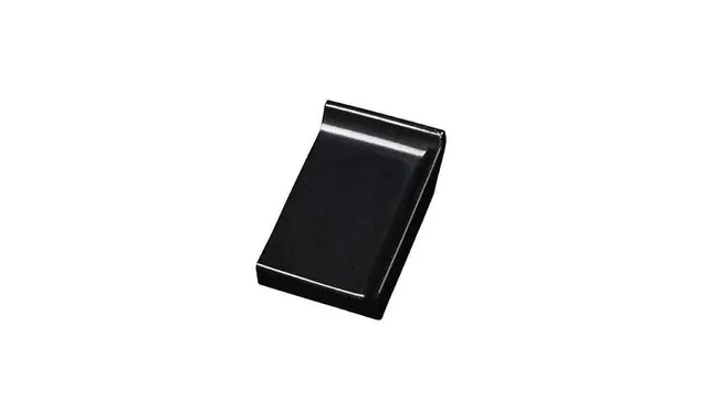 Клинкерный завершающий водоотлив с бортиком правый Terca Black, 160*105*30 мм