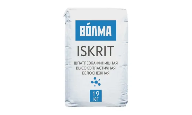 Шпаклевка полимерная ВОЛМА-ISKRIT 19 кг