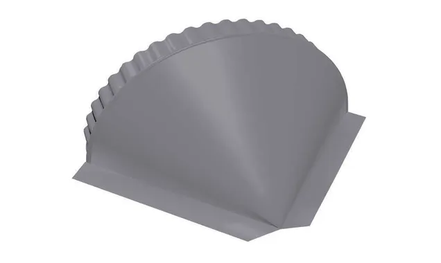 Заглушка малая конусная Drap RAL 7004 сигнальный серый