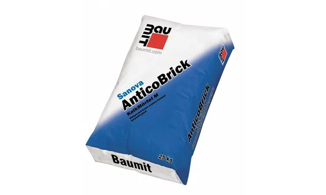 Известковый кладочный раствор М25 Baumit Sanova AnticoBrick 25 кг
