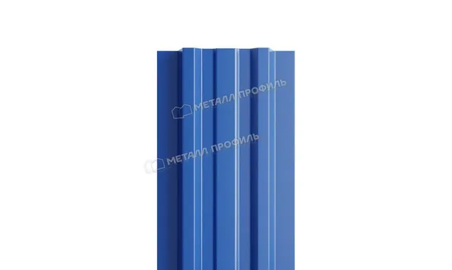 Штакетник Металл Профиль LАNE-T 0,5 PURMAN® RAL5005 Синий насыщенный