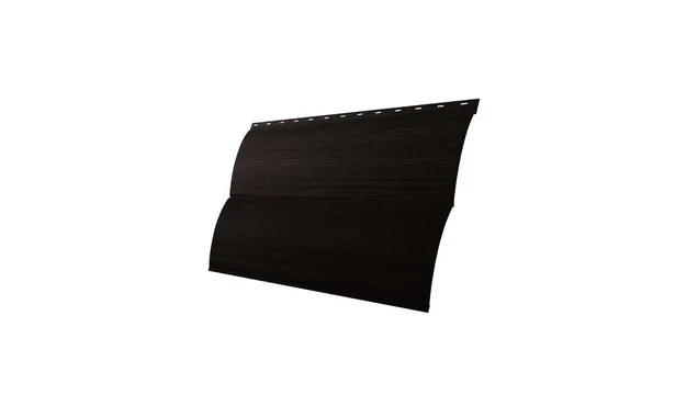 Металлический сайдинг Grand Line Фасадная панель 0.45 мм Print Elite Coffee Wood