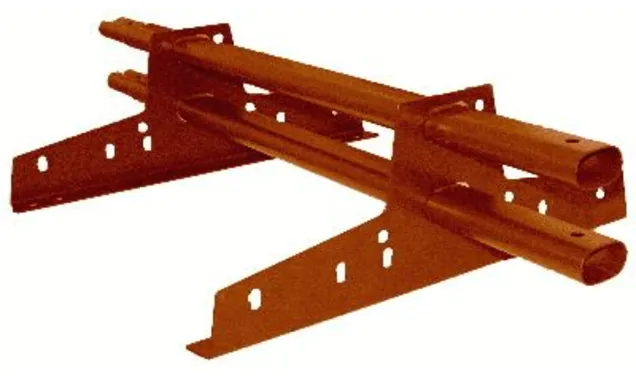 Снегозадержатель Стандарт Т4 d 40х20 RAL 8004 (1м)