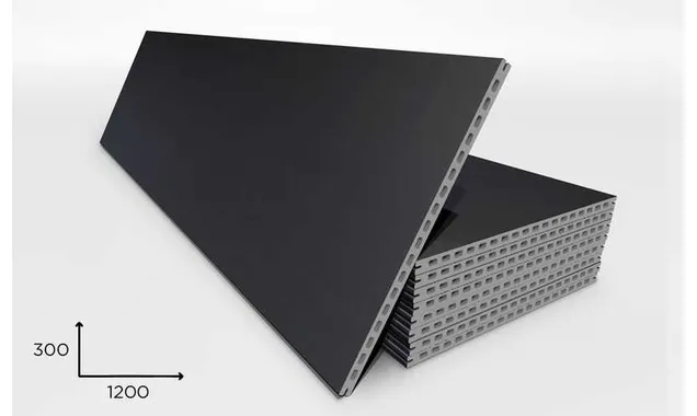 Керамогранитная плита FAVEKER GA20 для НФС, Negro, 1200*300*20 мм