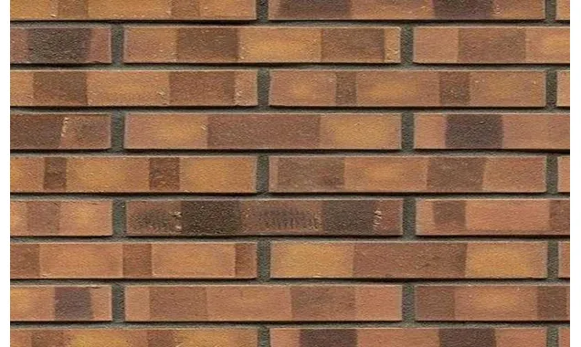 Кирпич клинкерный Muhr 08 K Lachsrot Kohle гладкий, 290х90х40 мм