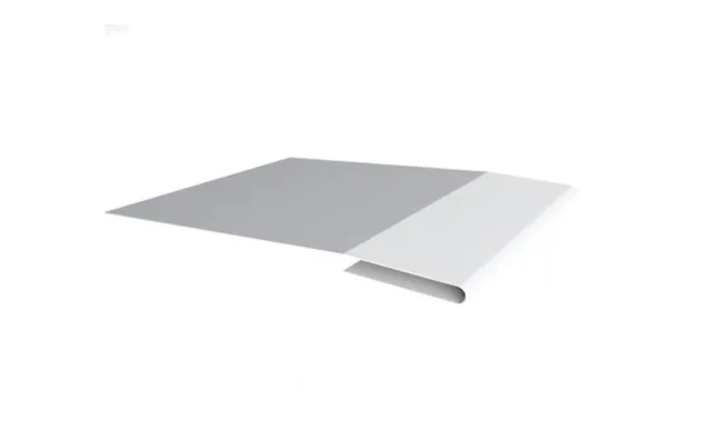 Планка стартовая БХ new 0,5 Satin с пленкой RAL 9003 сигнальный белый (3м)