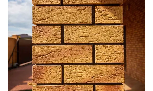 Кирпич клинкерный Muhr 02 Gelb Bunt рустик, 240х115х71 мм
