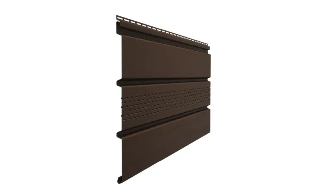 Софит Docke STANDARD T4 с центральной перфорацией, каштан