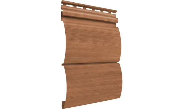 Акриловый сайдинг Tecos Natural wood effect Блок-Хаус Двойной (Европейский клен), 3,66м