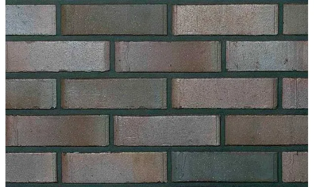 Кирпич клинкерный Roben Accum blau-braun гладкий, 240х115х71 мм