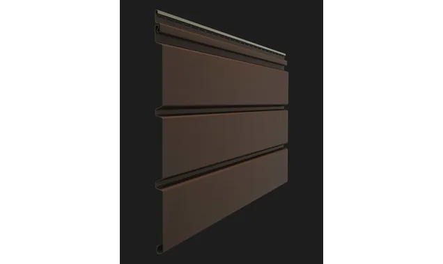 Софит Docke PREMIUM T4 сплошной, каштан