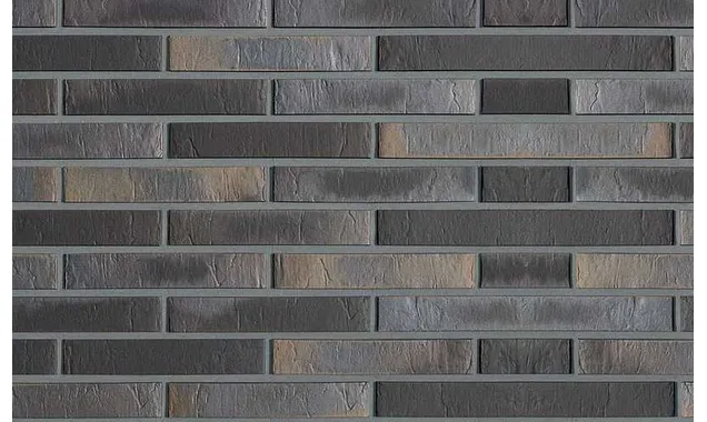 Кирпич клинкерный Roben Chelsea basalt-bunt, 240х115х71 мм