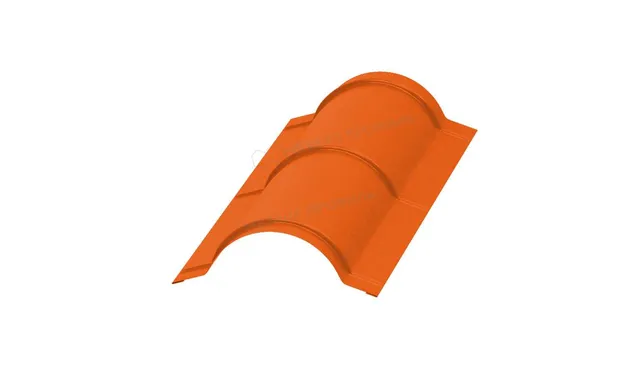 Планка конька круглого R110х2000 (ПЭ-01-2004-0.45)