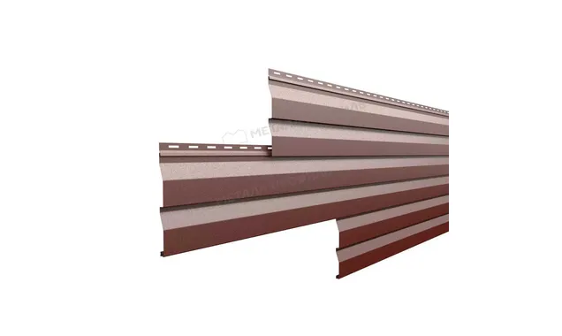 Металлический сайдинг Металл-Профиль VikingMP RAL 3005 Красное вино