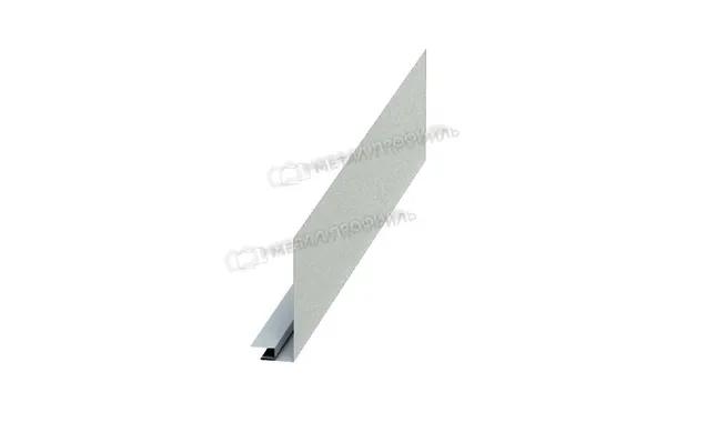 Планка карнизного свеса сложная 185х50х2000 NormanMP (ПЭ-01-9002-0.5)