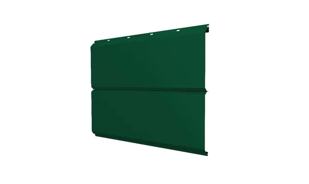 Металлический сайдинг Grand Line ЭкоБрус 0.45 мм Drap RAL 6005 зеленый мох