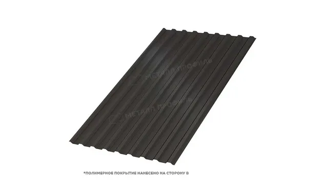 Профлист Металл Профиль МП20 0.45 VikingMP® RR 32 Темно-коричневый A