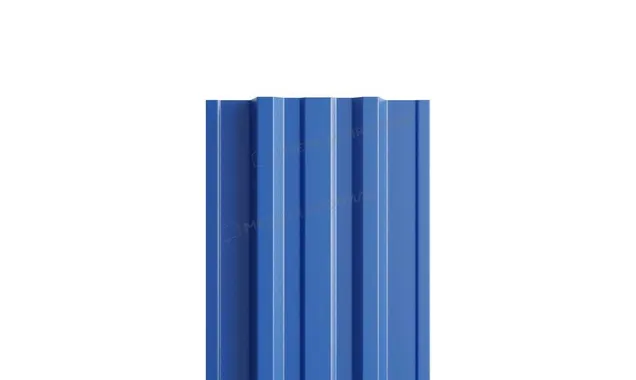 Штакетник Металл Профиль TRAPEZE-T 0,5 PURMAN® RAL5005 Синий насыщенный