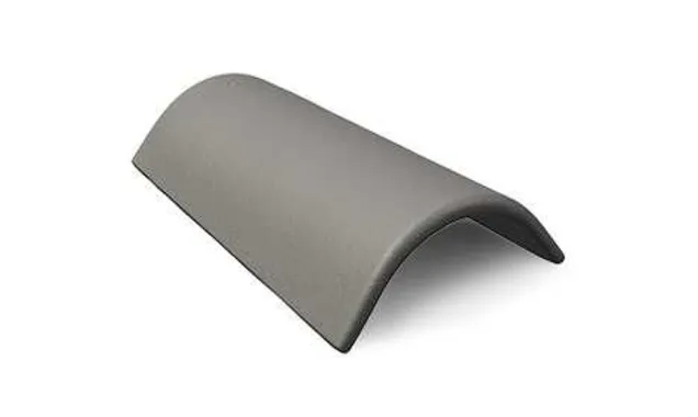 Коньковая черепица с зажимом Braas Эво графит