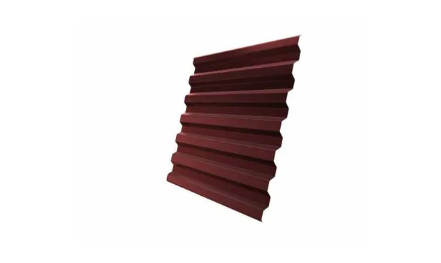 Профлист Grand Line C21R 0.5 GreenCoat Pural BT RR 29 Красный
