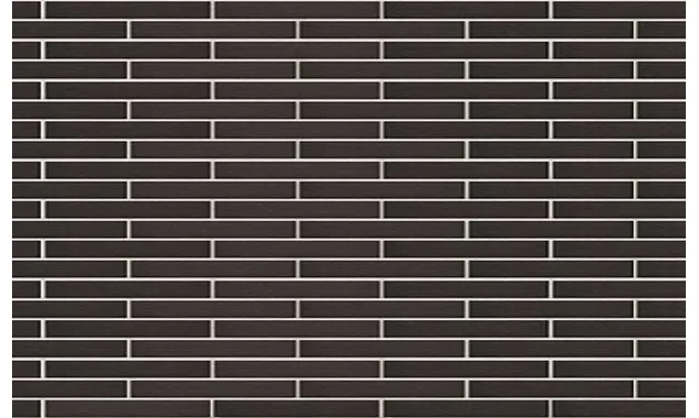 Клинкерная плитка KING KLINKER Dream House 18 Volcanic black, 490х52х14 мм