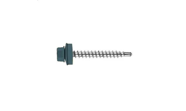Саморез кровельный Daxmer 4,8х70 RAL 5000 (100) сверло №1