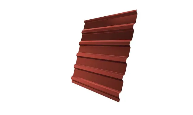 Профлист Grand Line C20В 0.5 PurLite Matt RAL 8004 Терракота