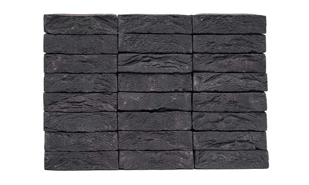 Кирпич облицовочный ENGELS Blackstone, 209х45-50х50 мм