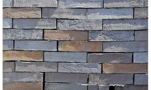 Кирпич клинкерный Muhr 05 Eisenschmelz Schwarzbraun Wasserstrich, 240х71х50 мм