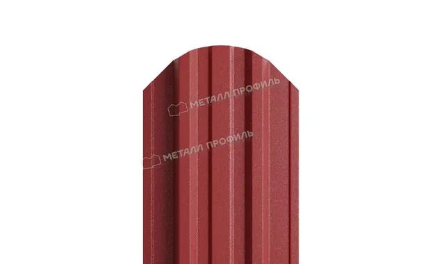 Штакетник Металл Профиль TRAPEZE-O 0,45 VikingMP® RAL3011 Коричнево-красный