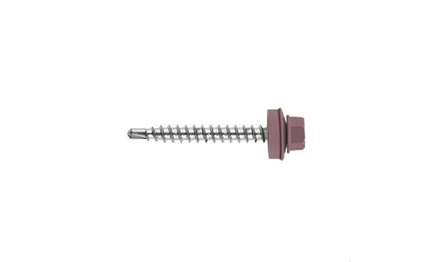 Саморез кровельный Daxmer 4,8х35 RAL 4002 (250) сверло №1