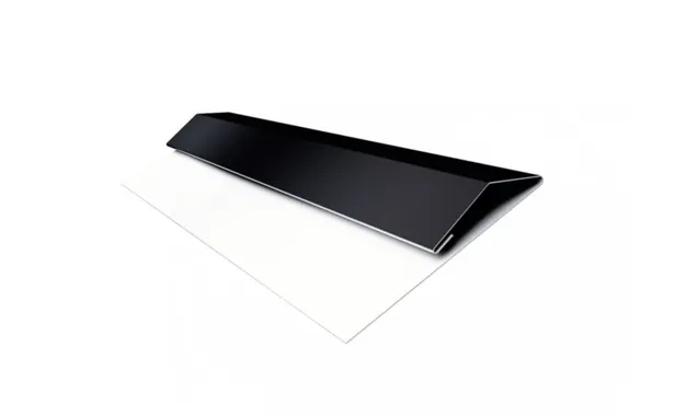 Планка финишная БХ new 0,5 Satin Matt TX RAL 9005 черный (3м)