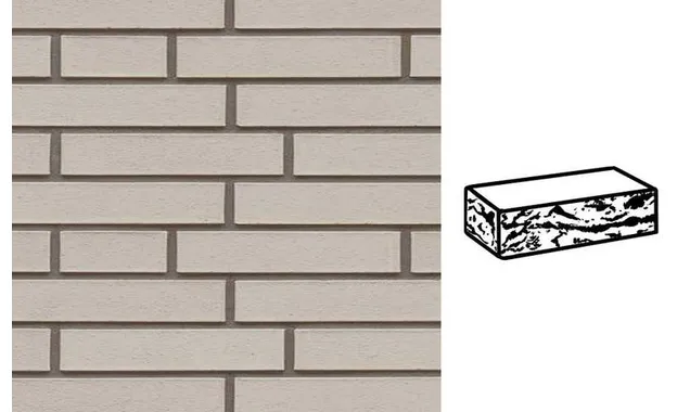 Кирпич клинкерный Muhr 36 Silbergrau nuanciert готик, 290х90х52 мм